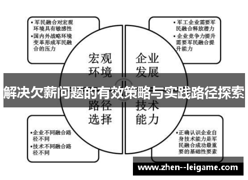 解决欠薪问题的有效策略与实践路径探索 解决欠薪问题的有效策略与实践路径探索
